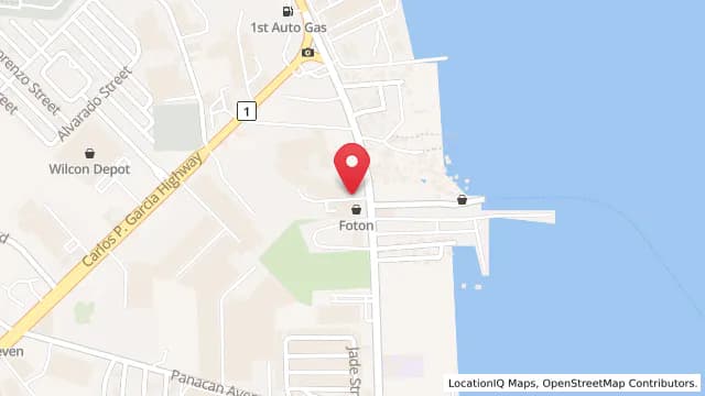 Map showing Dink Spot Davao 's location
