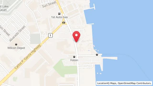 Map showing Dink Spot Davao 's location